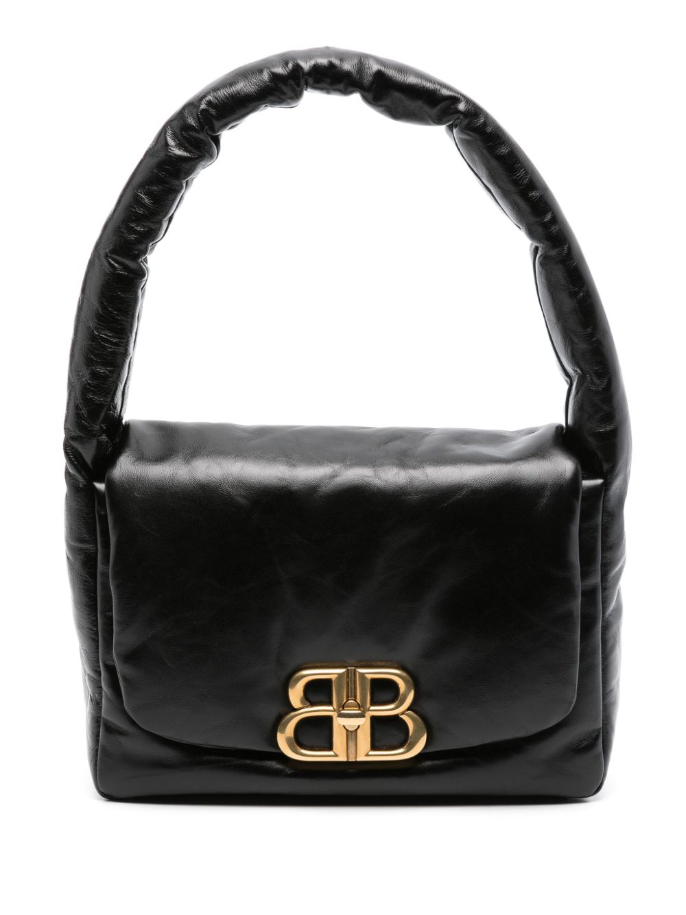 Balenciaga Monaco 小号单肩包 - 黑色