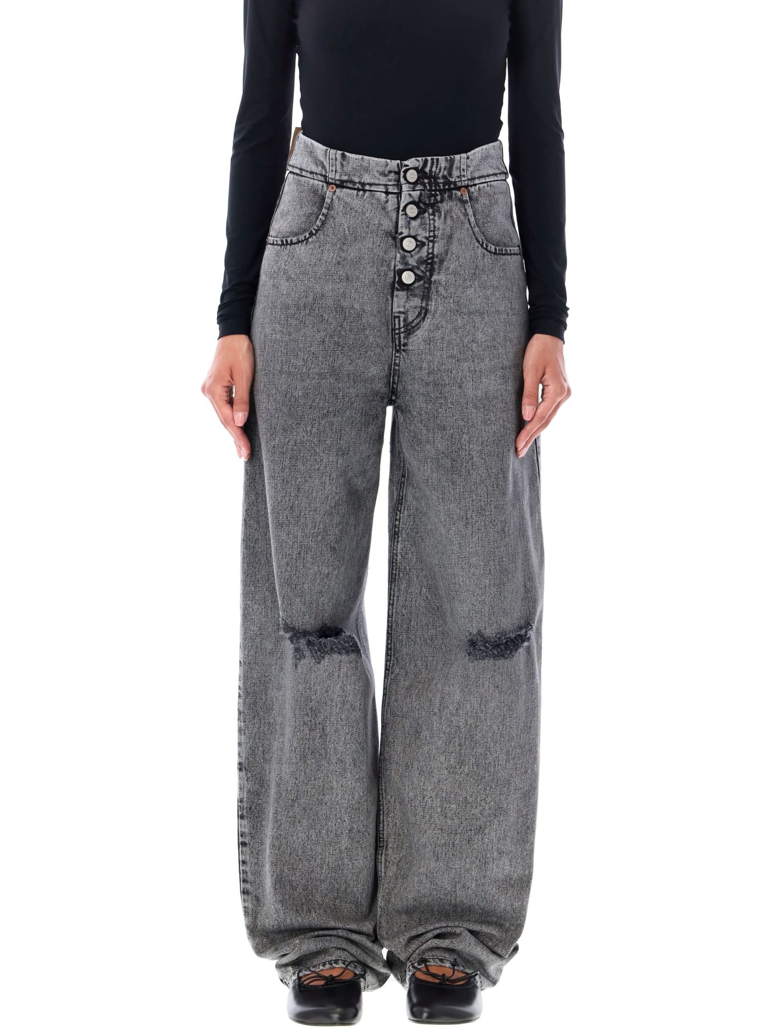 MM6 Maison Margiela Rhianna Broken牛仔裤