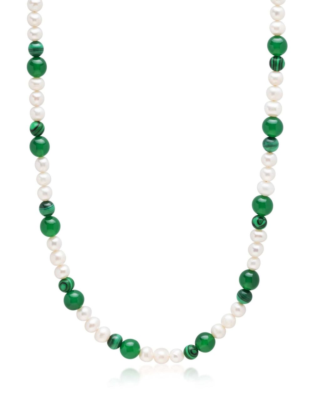 Nialaya Jewelry 淡水珍珠项圈式项链 - 绿色