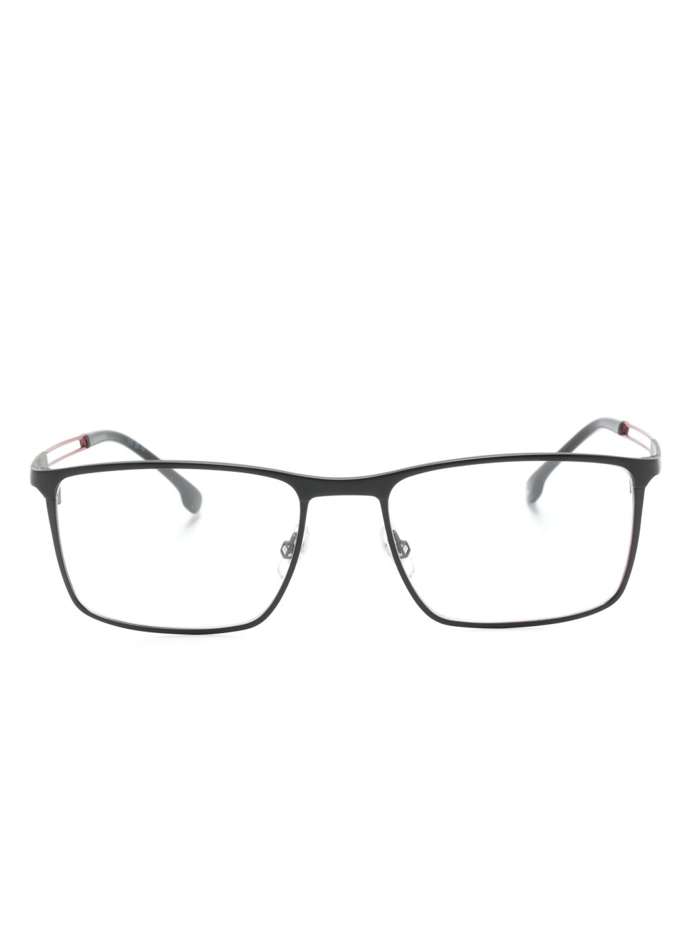 Carrera 长方形镜框眼镜 - 黑色