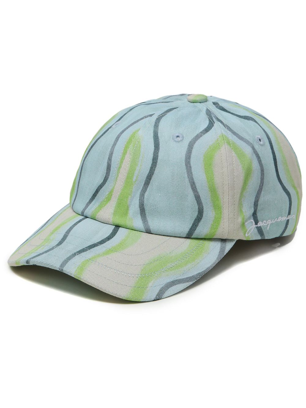 Jacquemus La Casquette Jacquemus 印花棒球帽 - 灰色