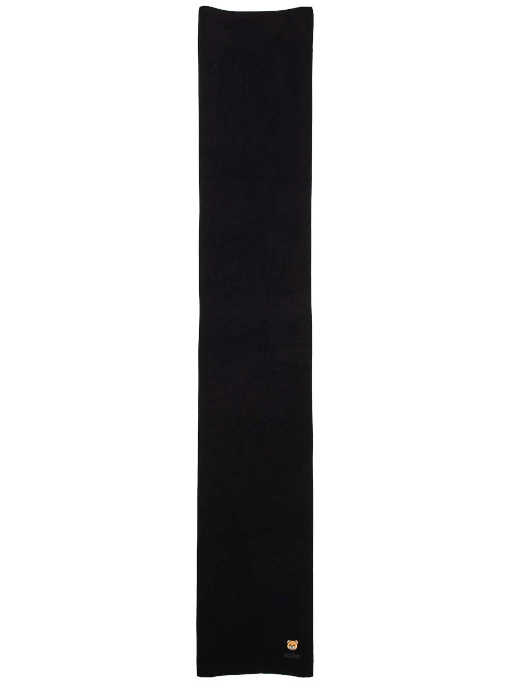Moschino Teddy Bear scarf - 黑色