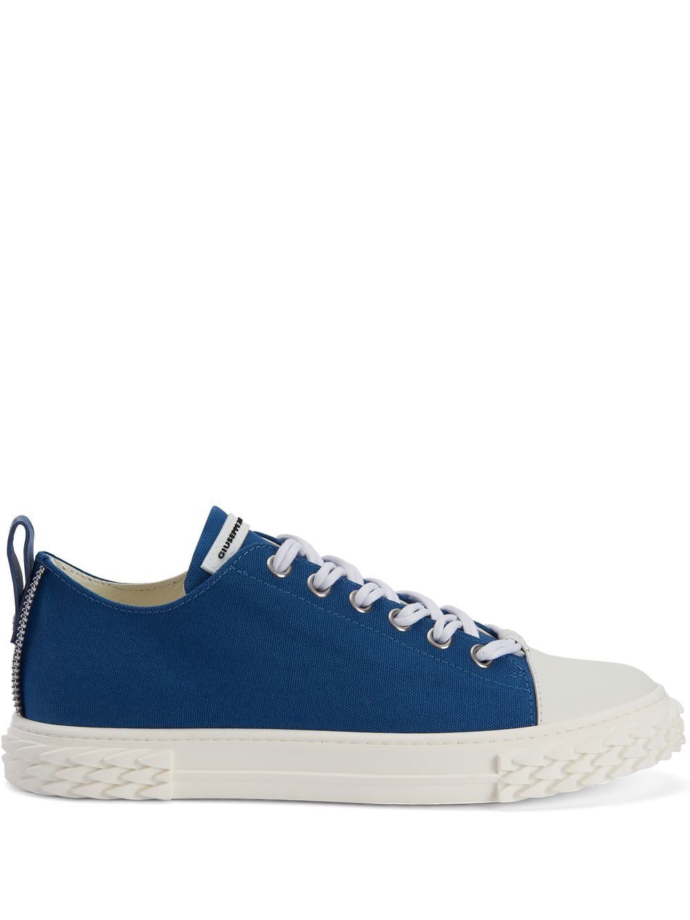 Giuseppe Zanotti 系带低帮运动鞋 - 蓝色
