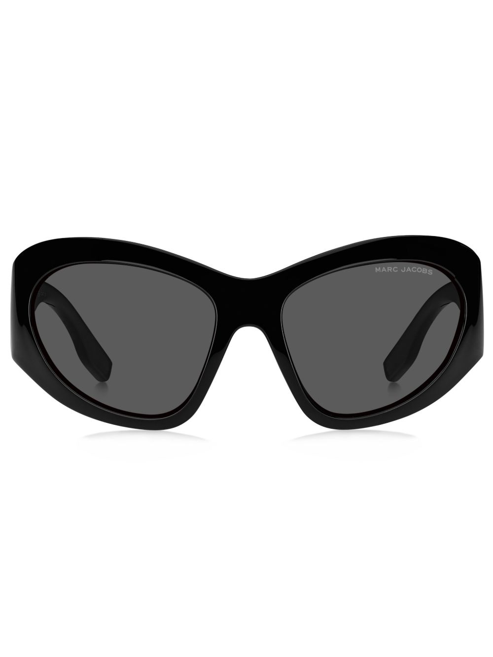 Marc Jacobs Eyewear 环绕式镜框太阳眼镜 - 黑色