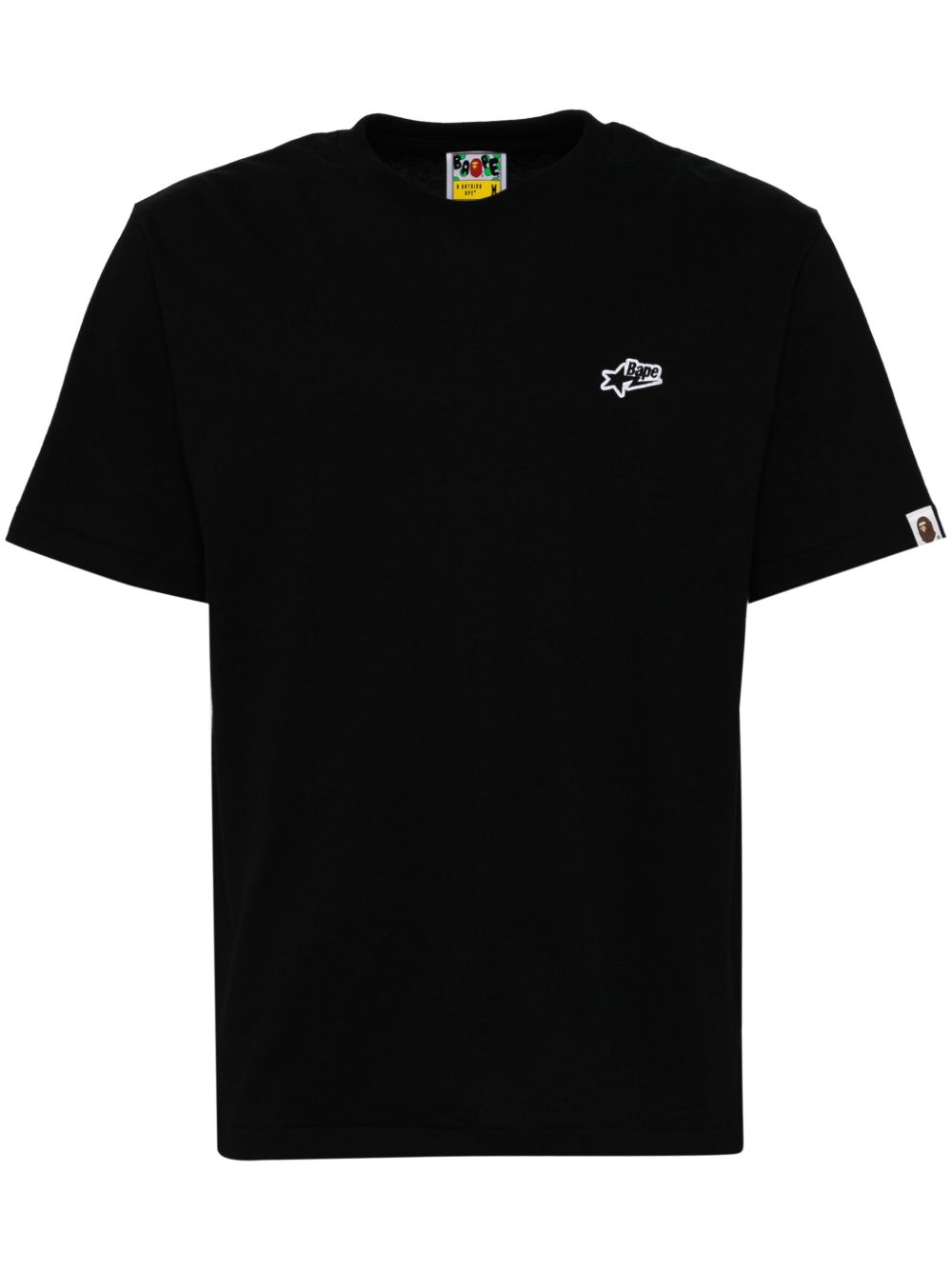 A BATHING APE® logo贴花T恤 - 黑色