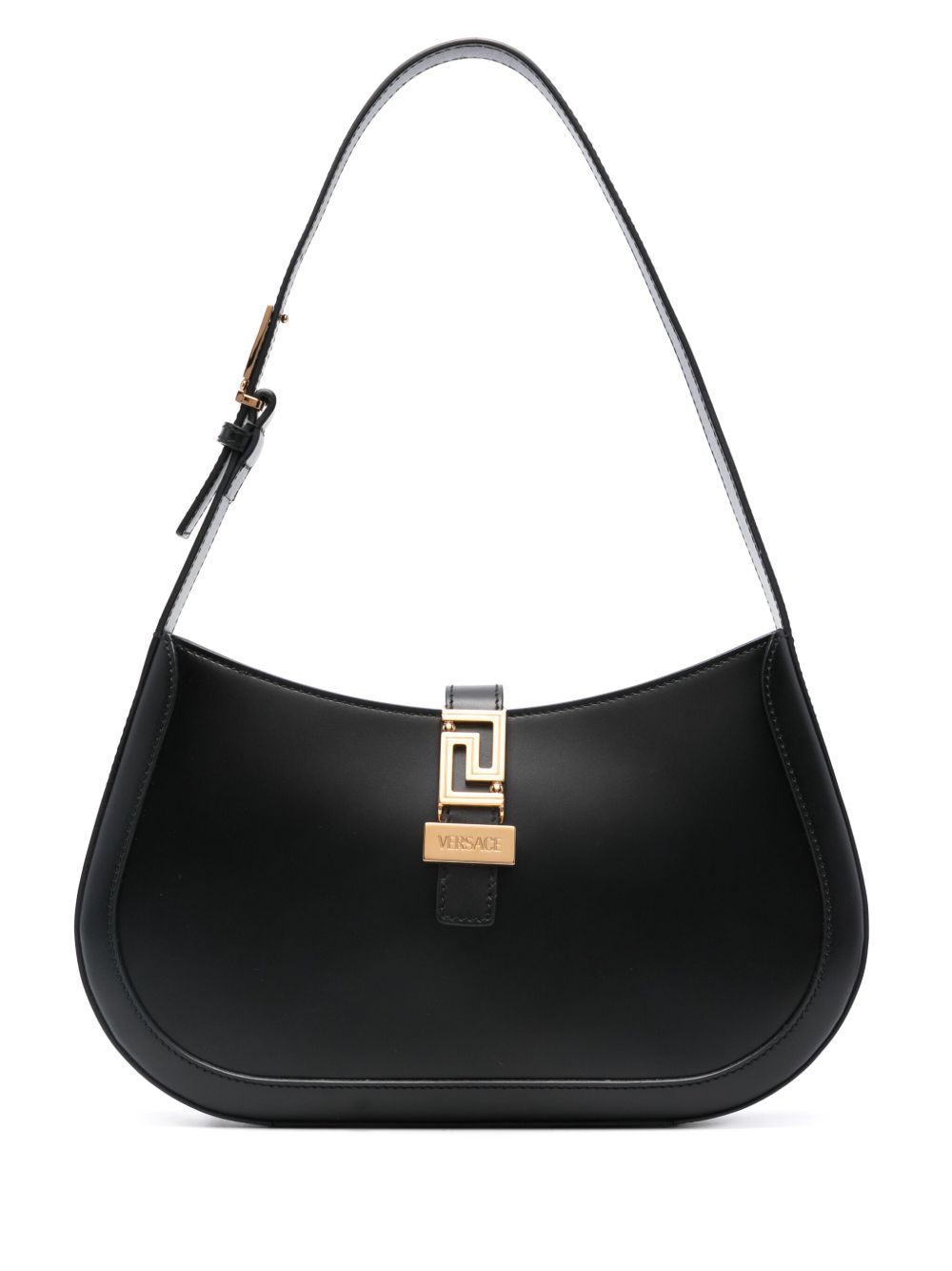 Versace Greca Goddess Hobo 单肩包 - 黑色