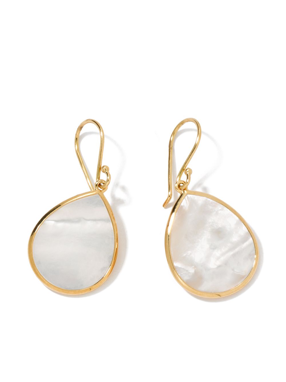 IPPOLITA Polished Rock Candy Single Stone Teardrop 18K黄金小号耳环 - 金色