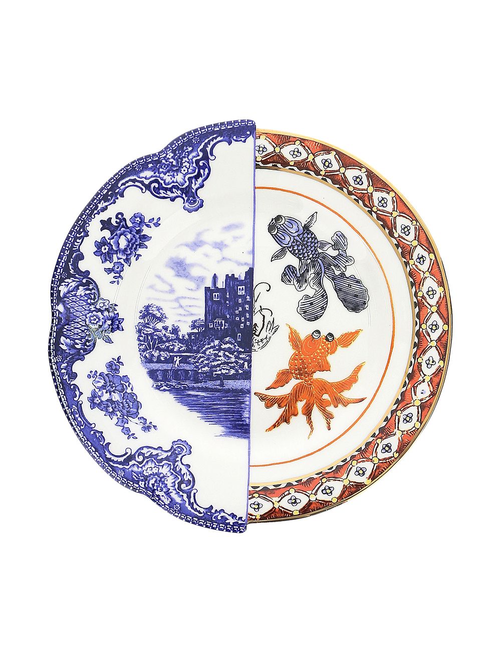 Seletti Hybrid Isaura餐盘 - 蓝色