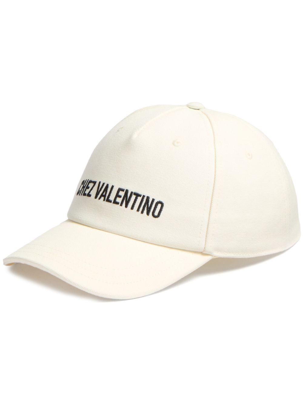 Valentino Garavani logo刺绣棒球帽 - 中性色