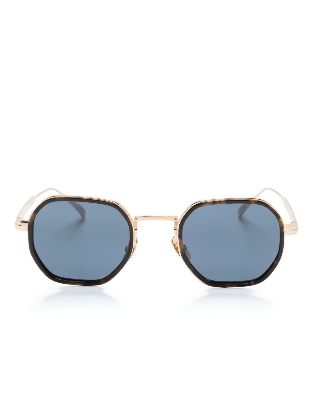 Eyewear by David Beckham DB 1097/S 几何造型框太阳眼镜 - 金色