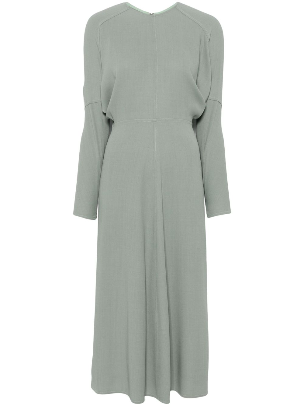 Victoria Beckham Dolman 中长连衣裙 - 绿色
