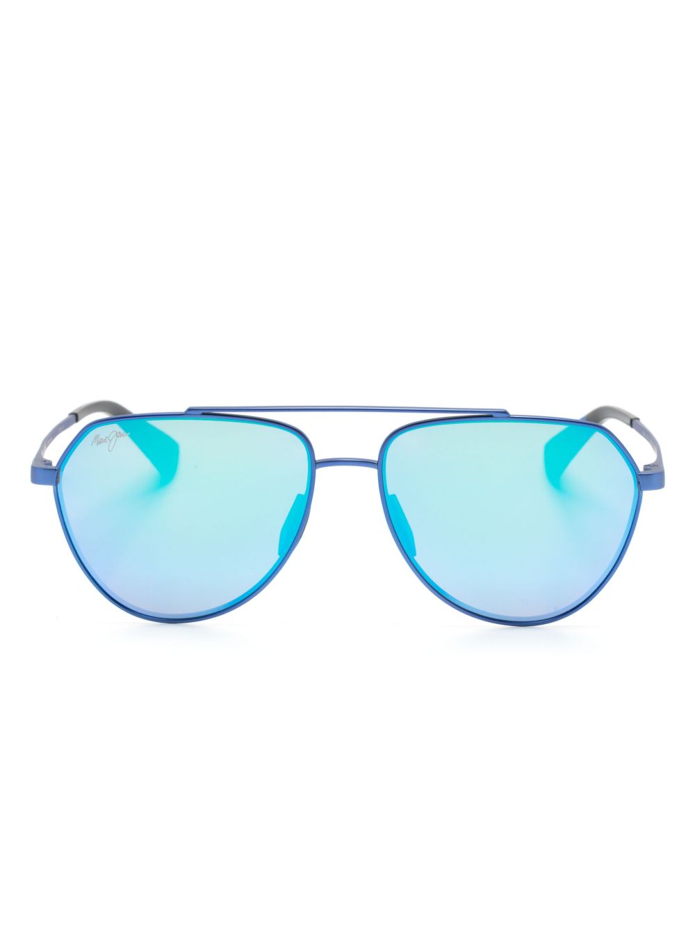 Maui Jim WAIWAIB63403 MATTE TRANS BLUE 太阳眼镜 - 蓝色