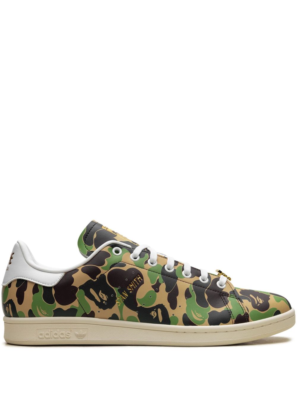 adidas Stan Smith A Bathing Ape - ABC Camo 运动鞋 - 绿色