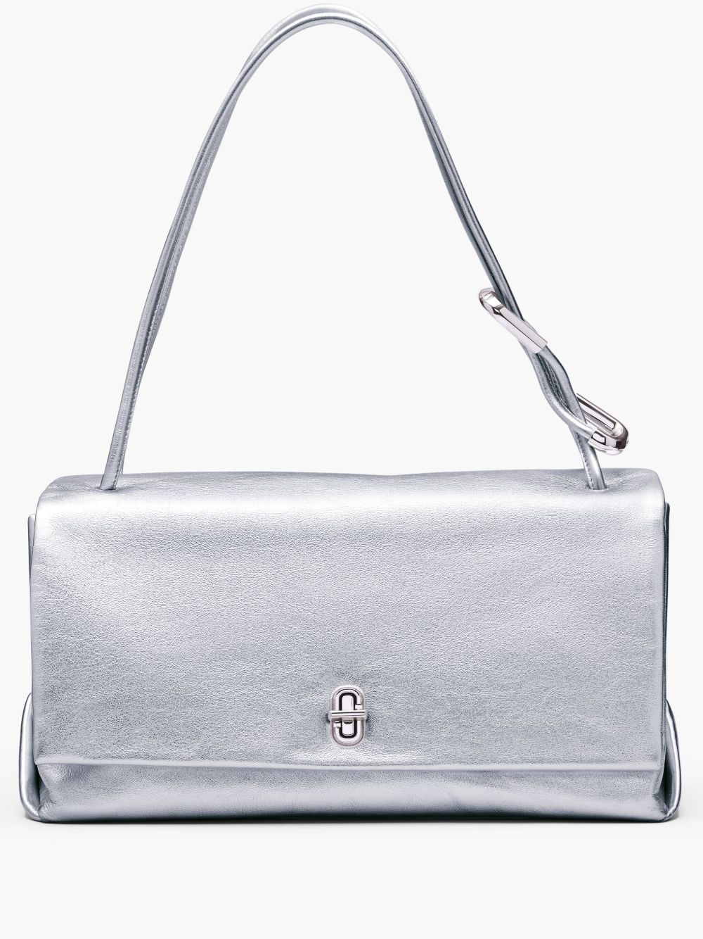 Marc Jacobs The Large Metallic Dual 单肩包 - 银色