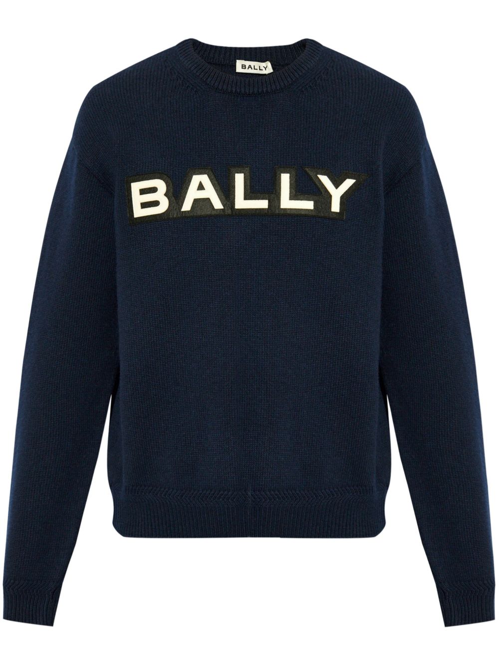 Bally 标贴卫衣 - 蓝色