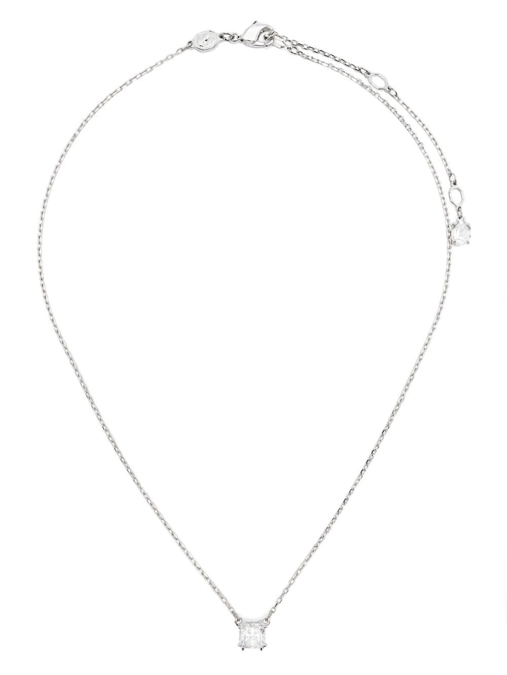 Swarovski Stilla 吊饰项链 - 银色