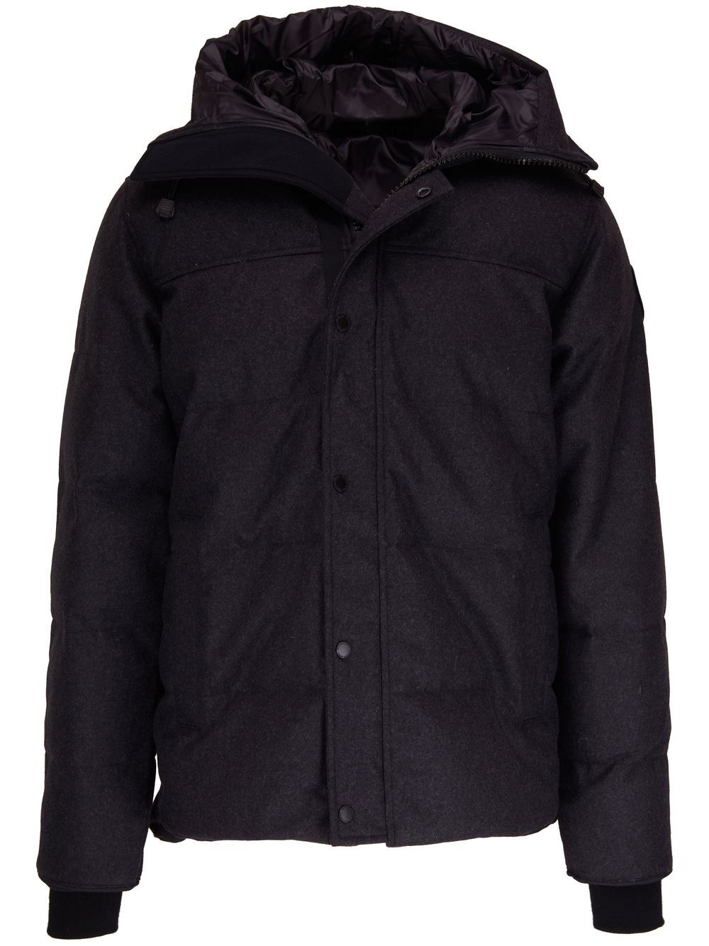 Canada Goose 拉链开合连帽外套 - 黑色