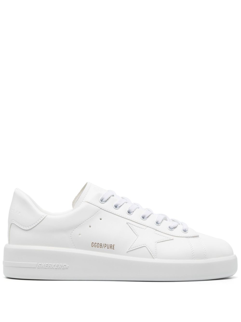 Golden Goose 圆头系带运动鞋 - 白色