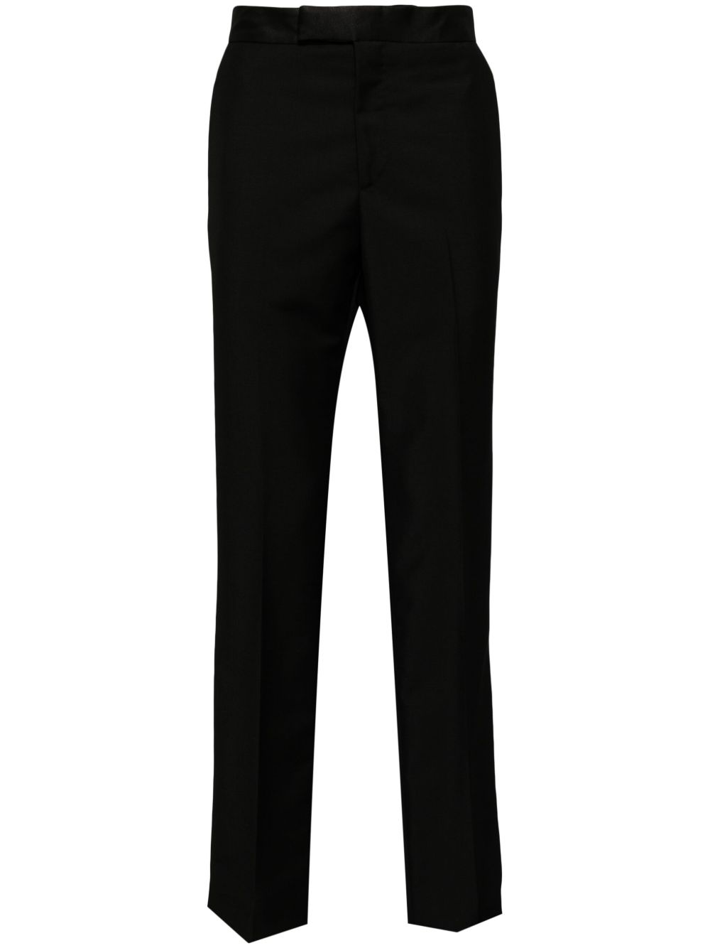 Alexander McQueen 羊毛西裤 - 黑色