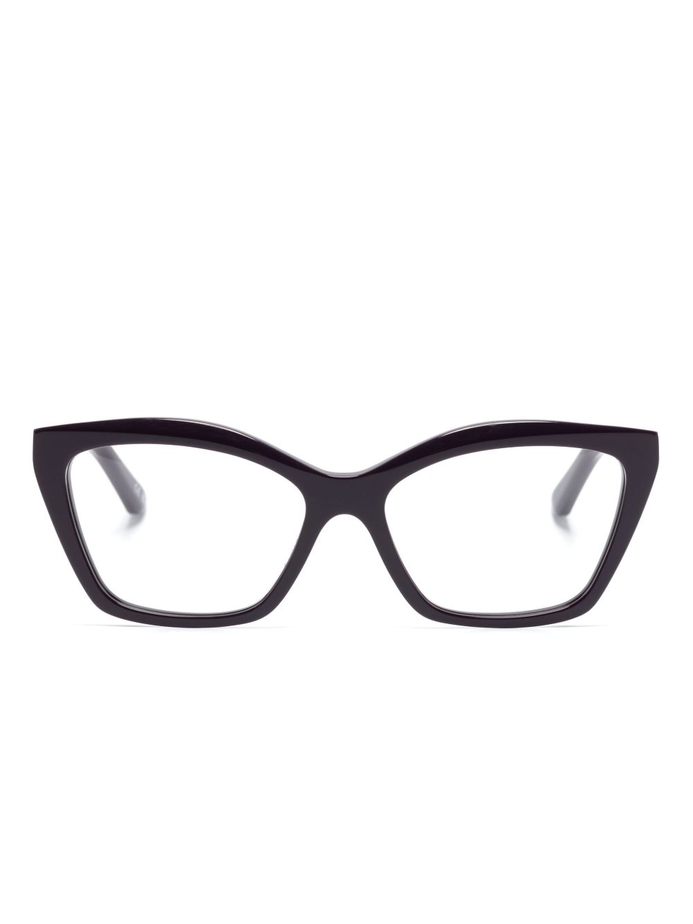 Balenciaga Eyewear 猫眼框眼镜 - 紫色
