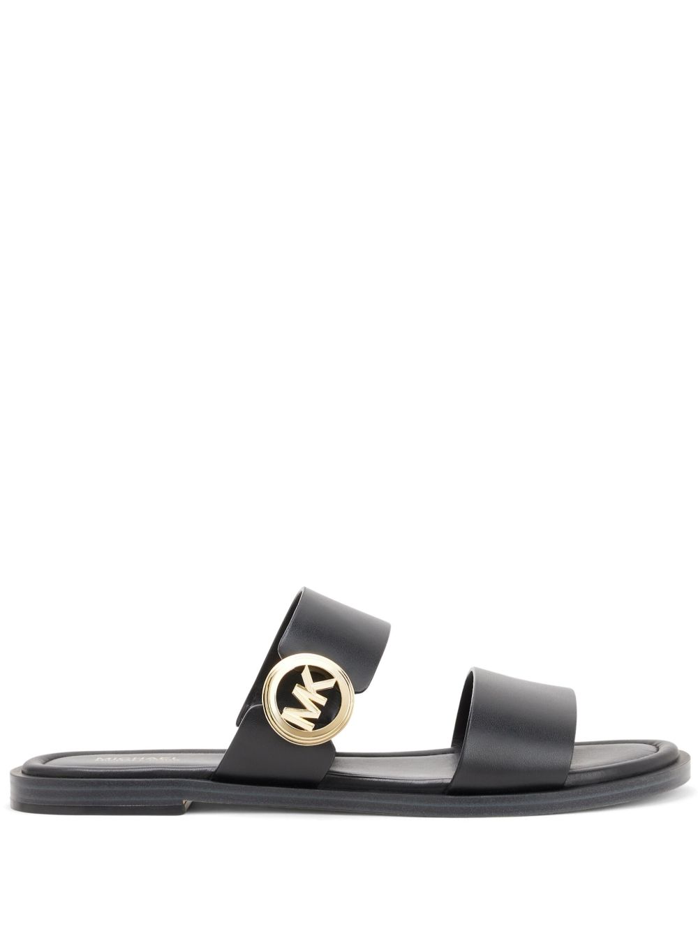 Michael Kors Vera 皮质凉鞋 - 黑色