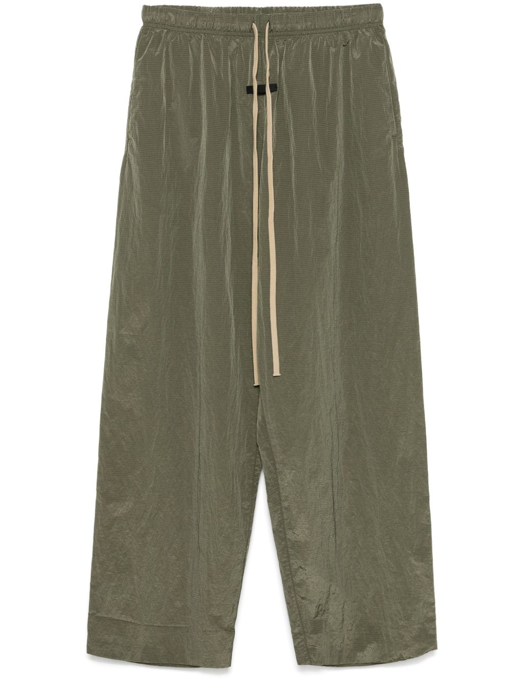 FEAR OF GOD ESSENTIALS 防撕裂方格布长裤 - 绿色