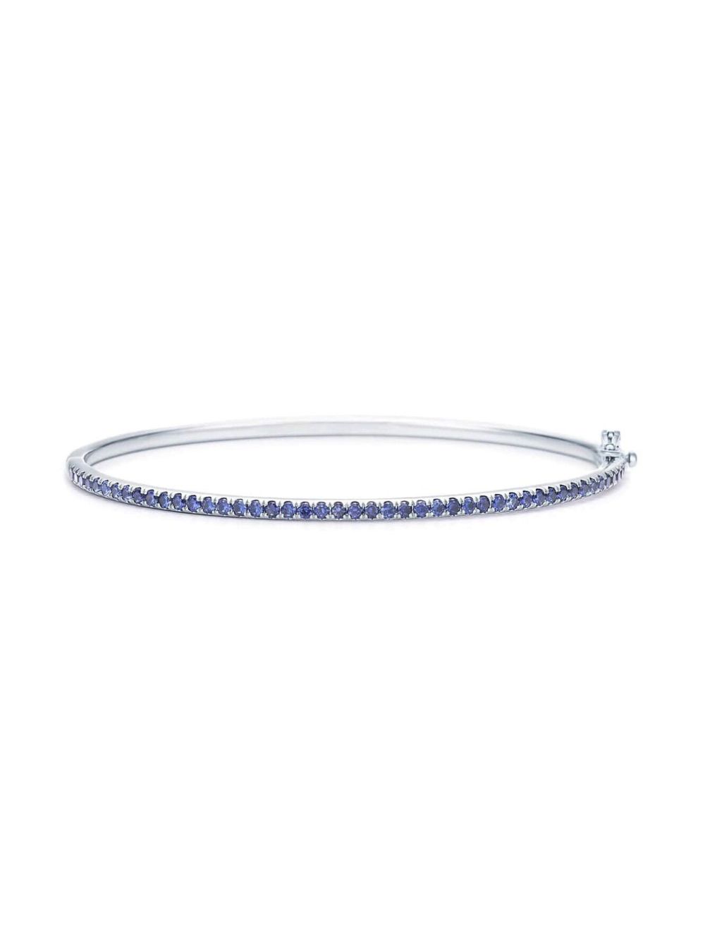 KWIAT Stackable 18K白金蓝宝石手镯 - 银色