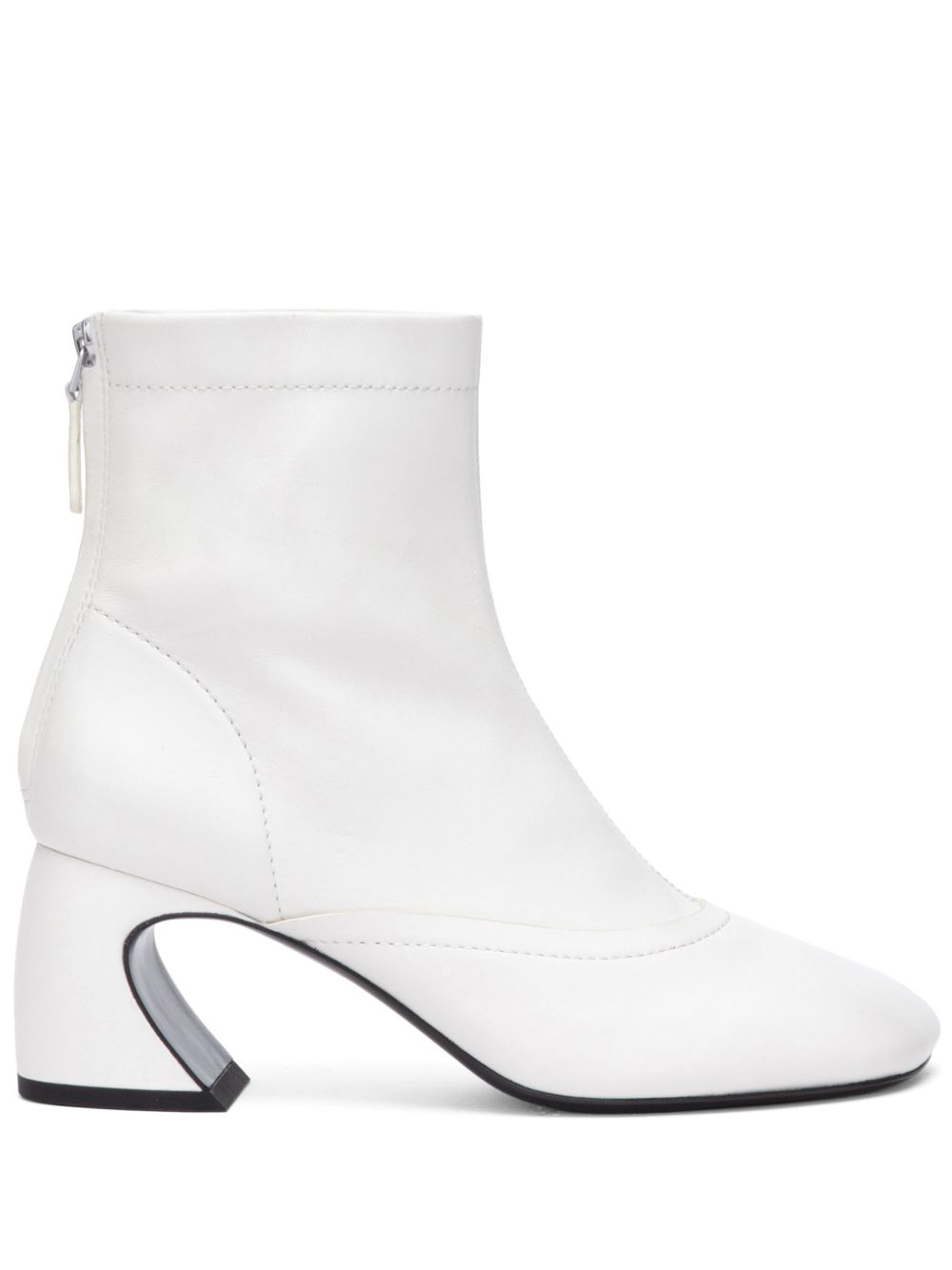 3.1 Phillip Lim ID 中跟皮靴 - 白色