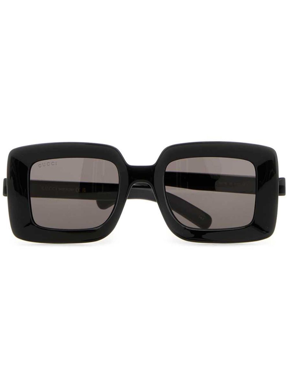 Gucci Eyewear 方框太阳眼镜 - 黑色