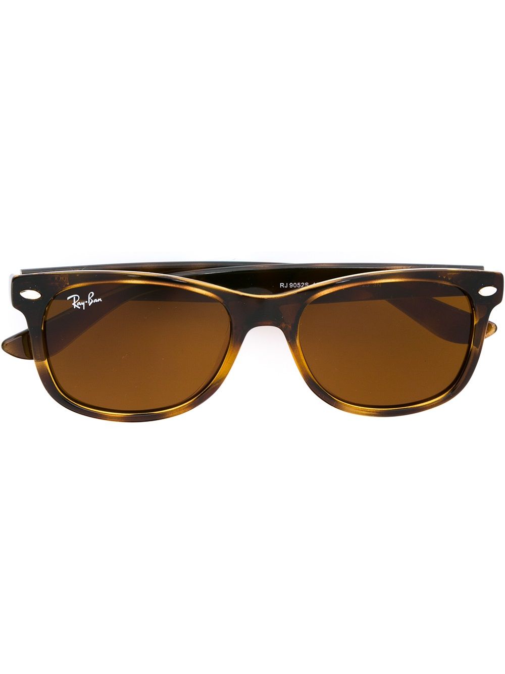 RAY-BAN JUNIOR 方形太阳眼镜 - 褐色