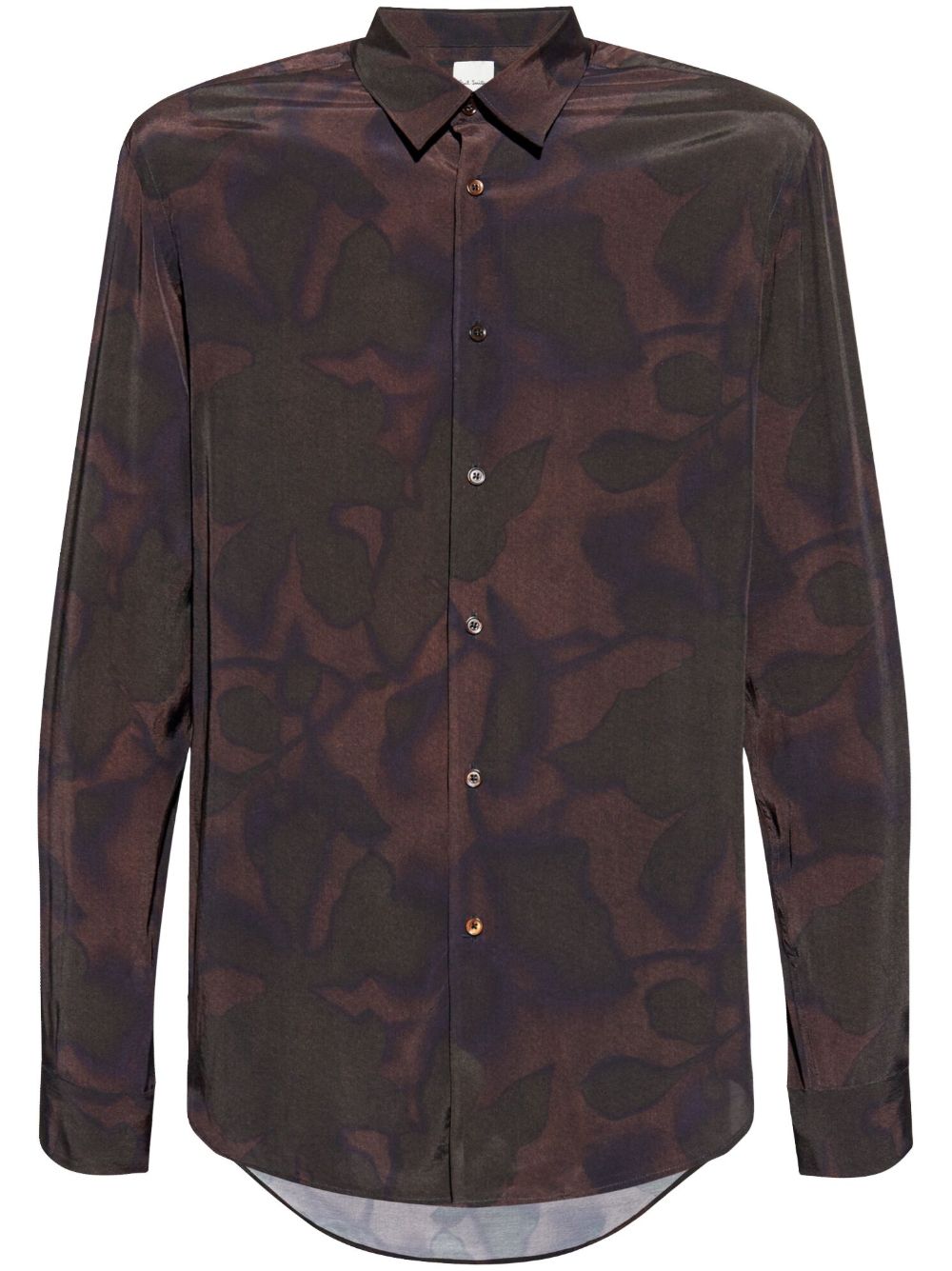 Paul Smith 图案衬衫 - 紫色