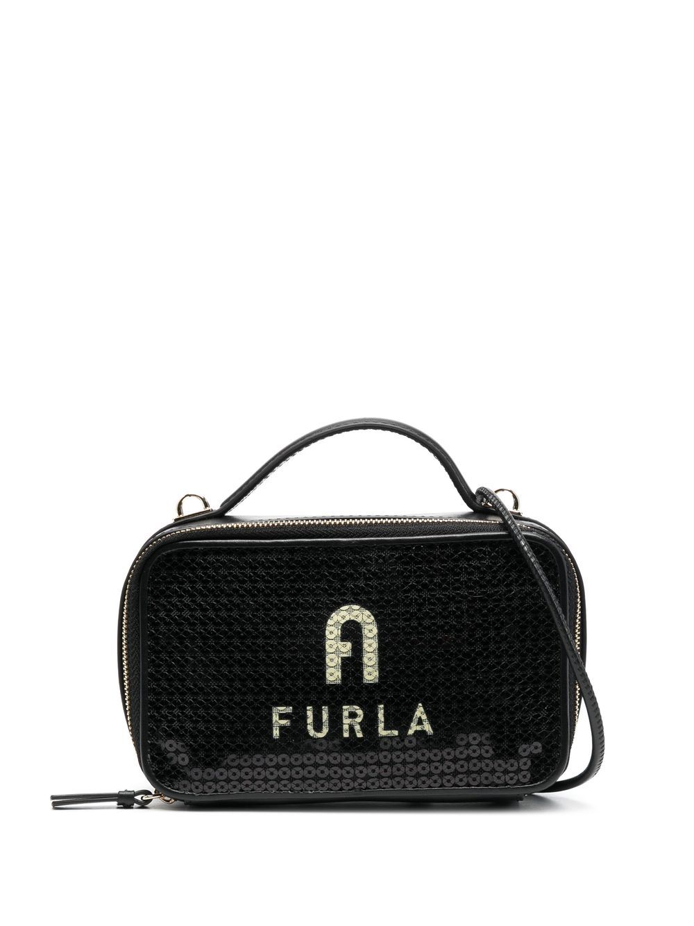 Furla 漆皮迷你包 - 黑色