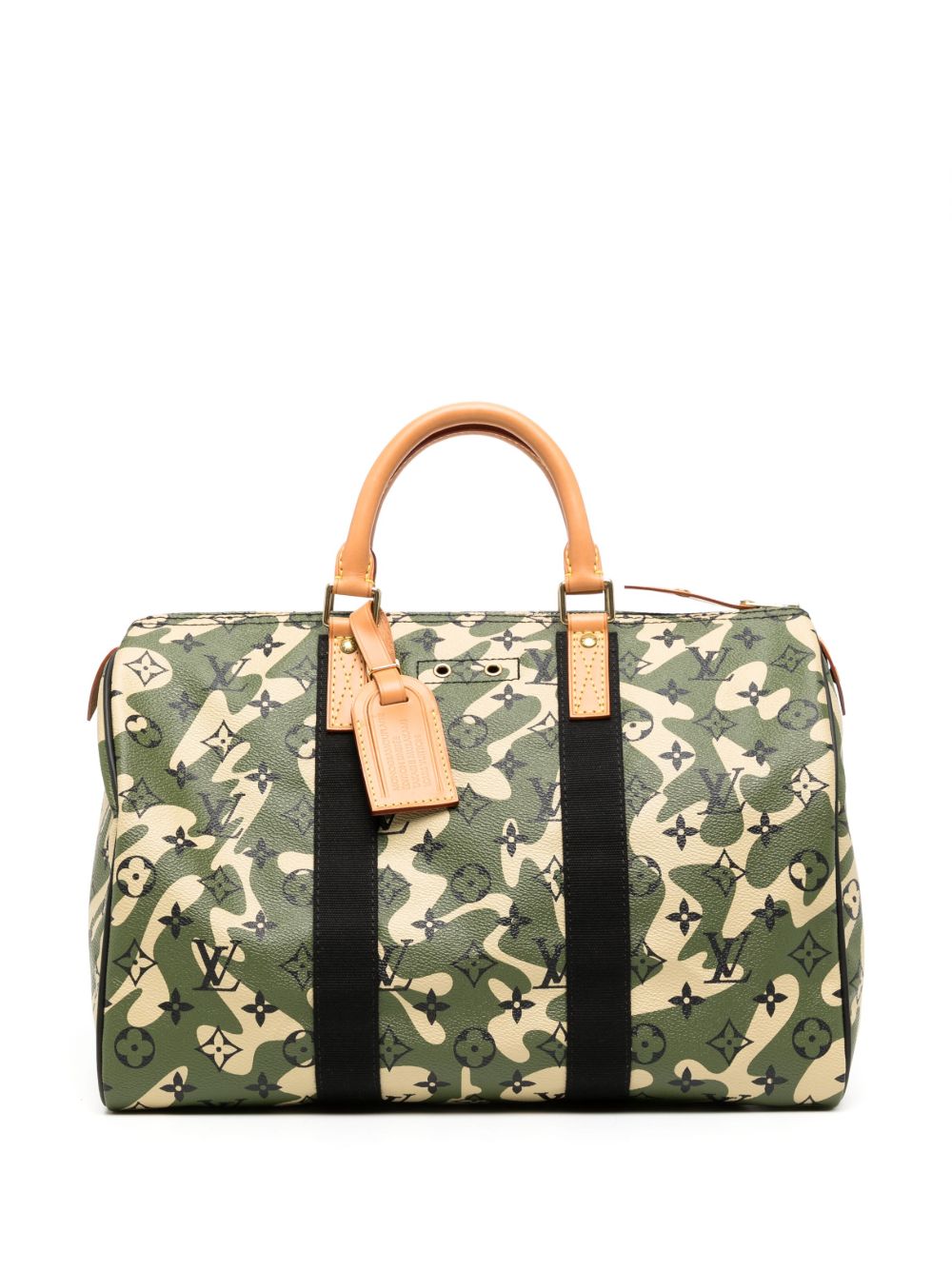 Louis Vuitton Pre-Owned x Takashi Murakami Speedy 35 手提包（2008年典藏款） - 绿色