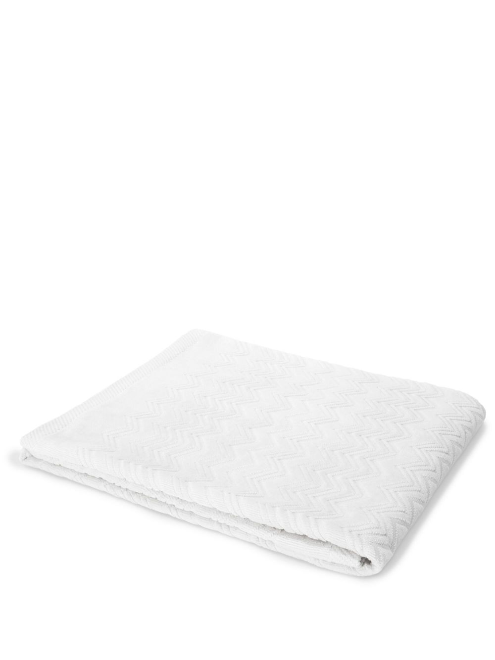 Missoni Home Chalk 浴巾 - 白色