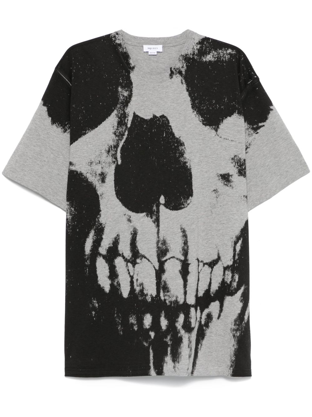Alexander McQueen Skull T恤 - 灰色