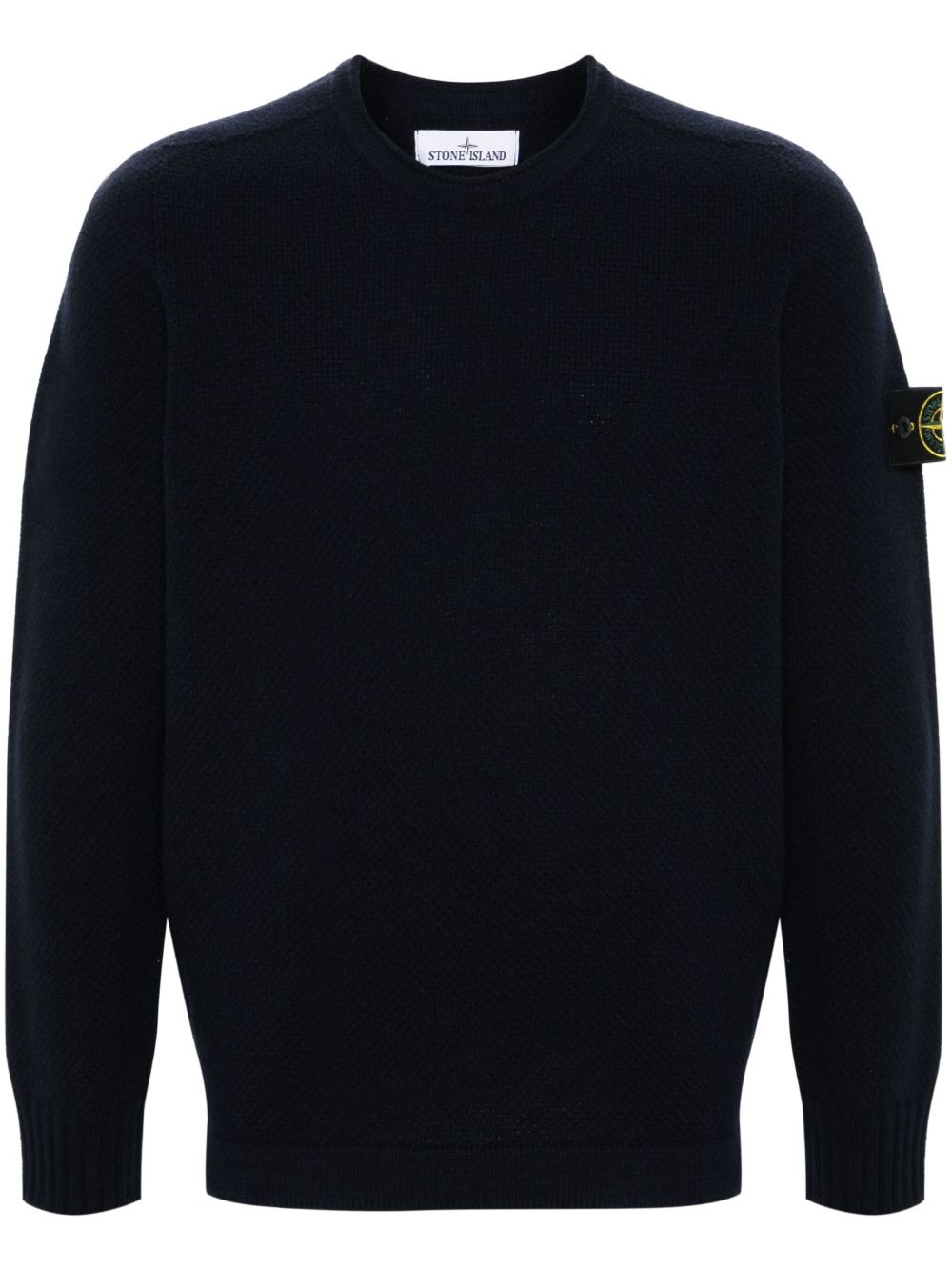 Stone Island 罗盘徽章毛衣 - 蓝色