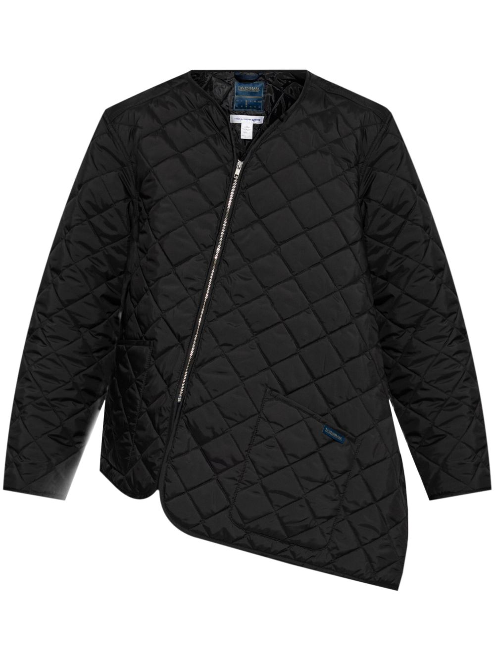 Comme Des Garçons Shirt 不对称夹克 - 黑色