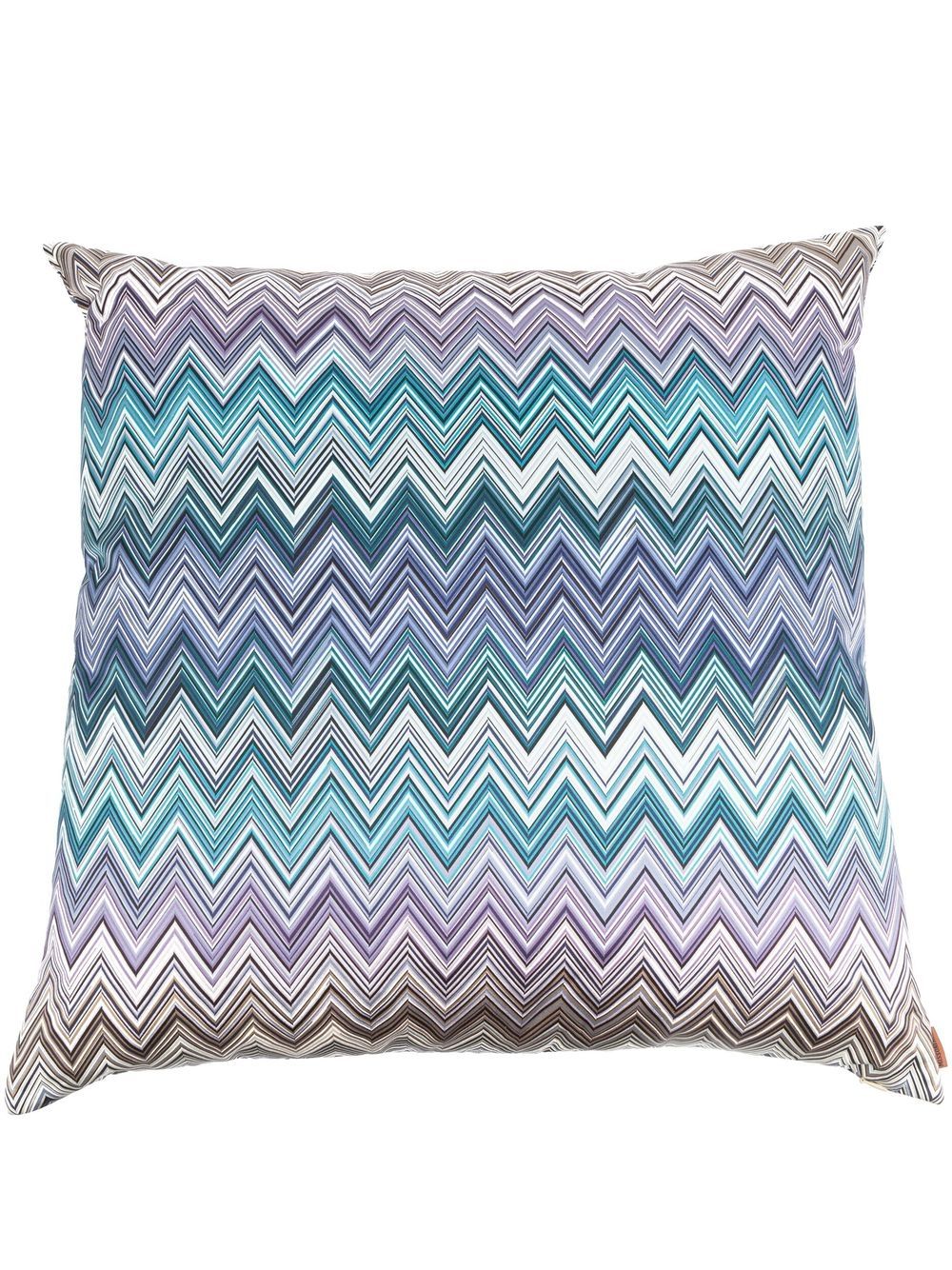 Missoni Home 人字纹图案印花方形抱枕 - 白色