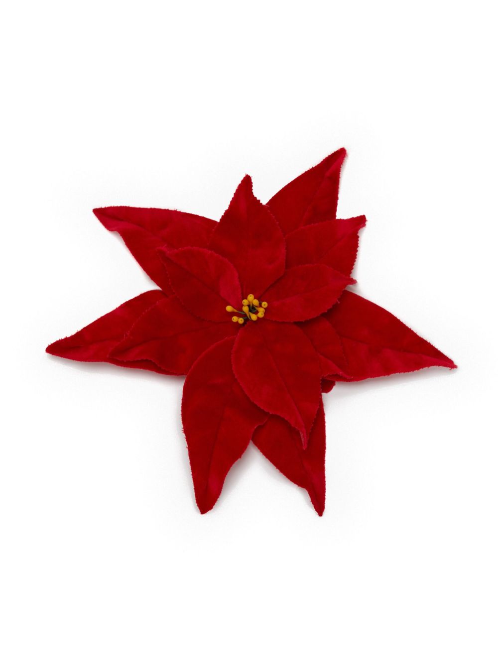 JW Anderson Pointsettia 丝绒胸针 - 红色