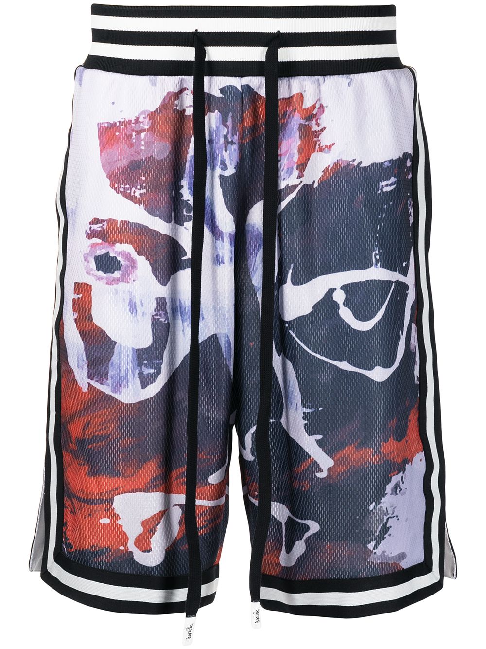 Haculla Painted Basketball 运动短裤 - 蓝色