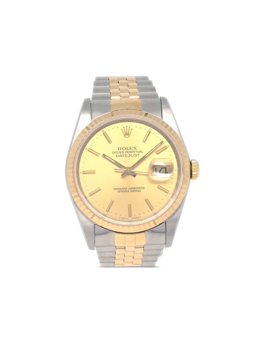 Rolex Oyster Perpetual Datejust 35毫米腕表（1988年典藏款） - 银色