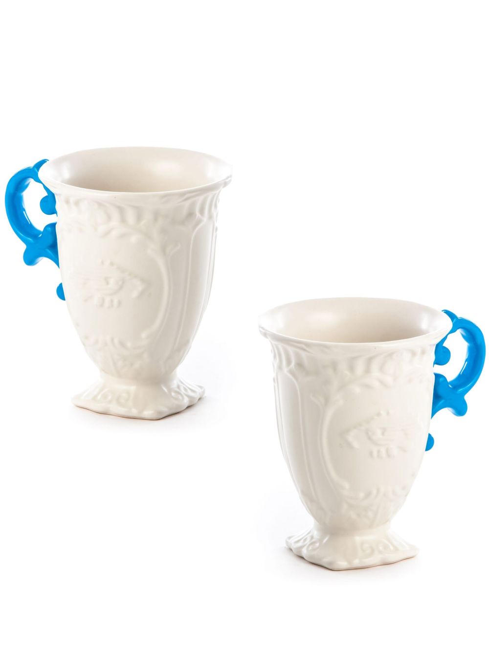 Seletti I-Wares 陶瓷马克杯 （两件装） - 白色