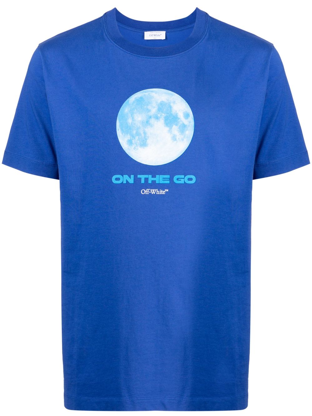 Off-White On The Go Moon 棉T恤 - 蓝色