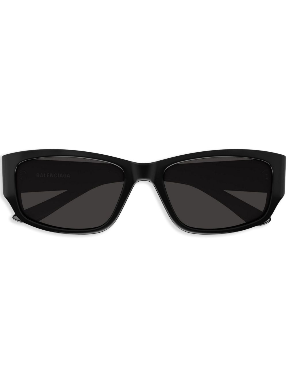 Balenciaga Eyewear 长方形框太阳眼镜 - 黑色