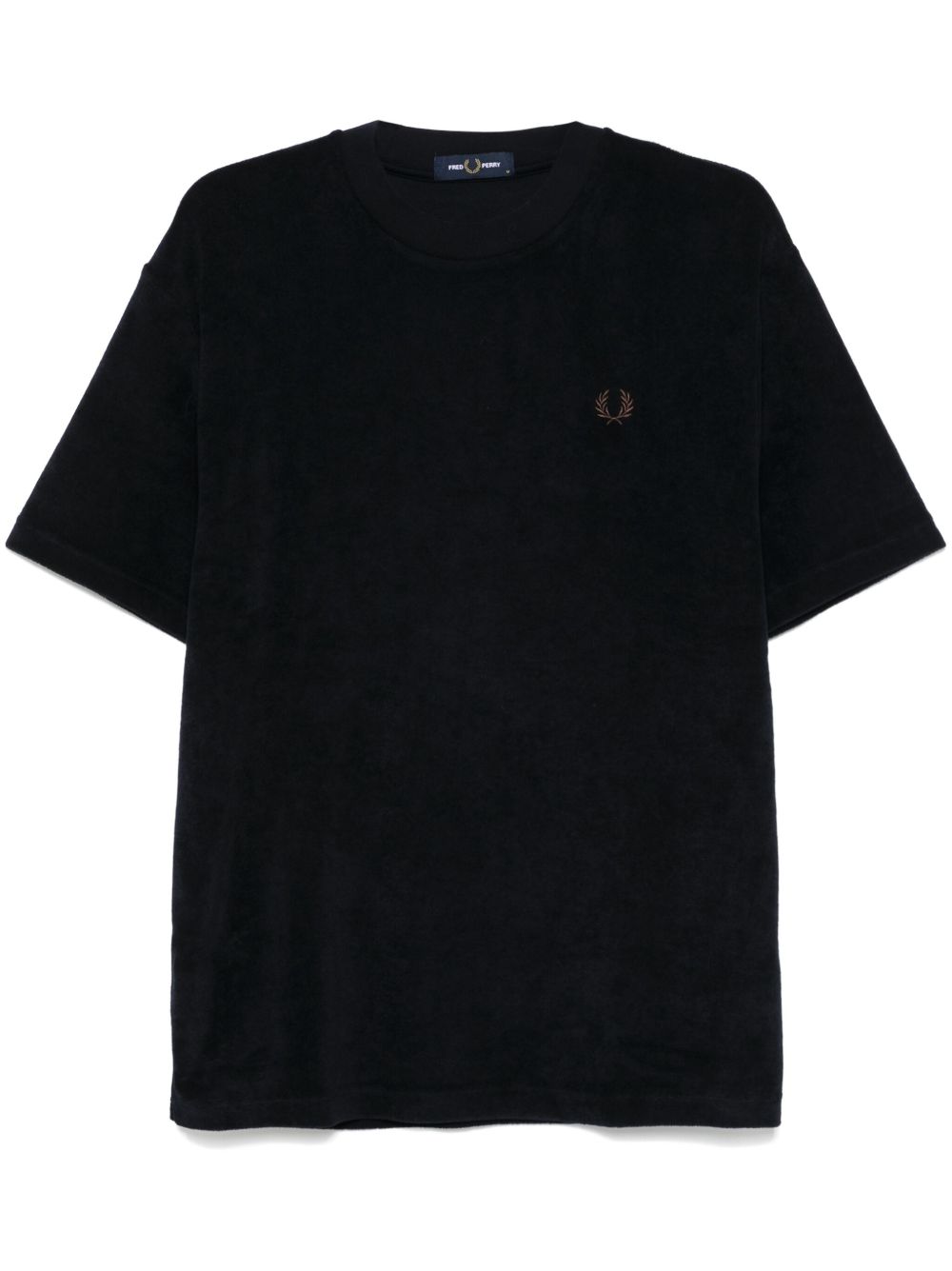 Fred Perry 毛巾布T恤 - 蓝色
