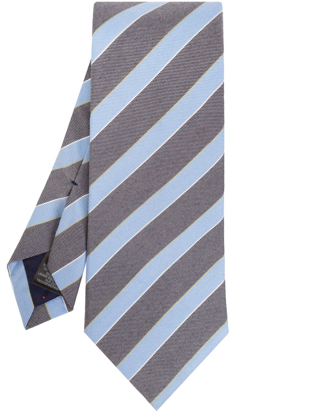 Paul Smith 斜条纹领带 - 蓝色