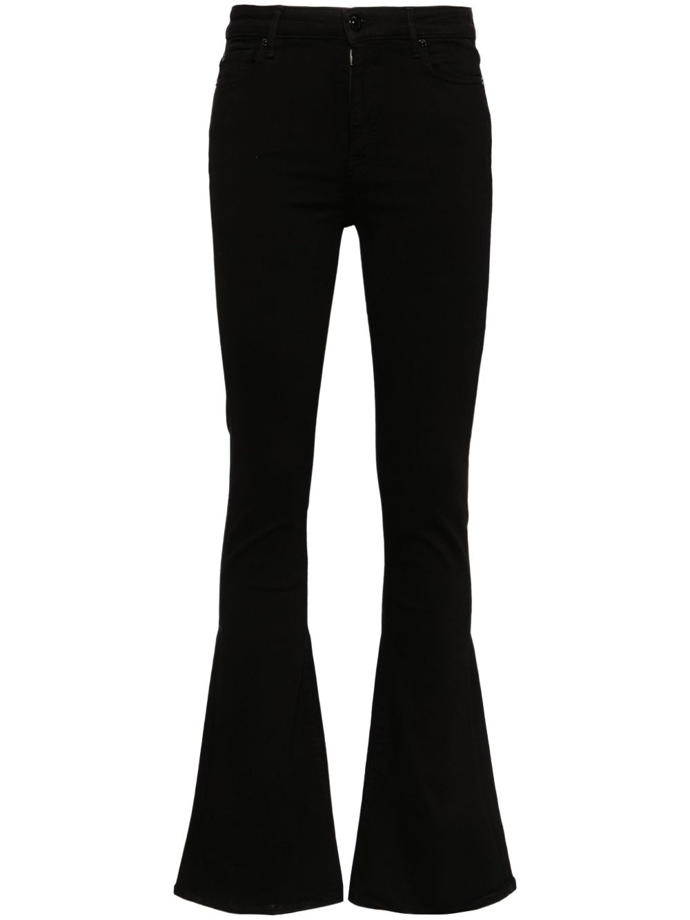 7 For All Mankind Luna 微喇牛仔裤 - 黑色
