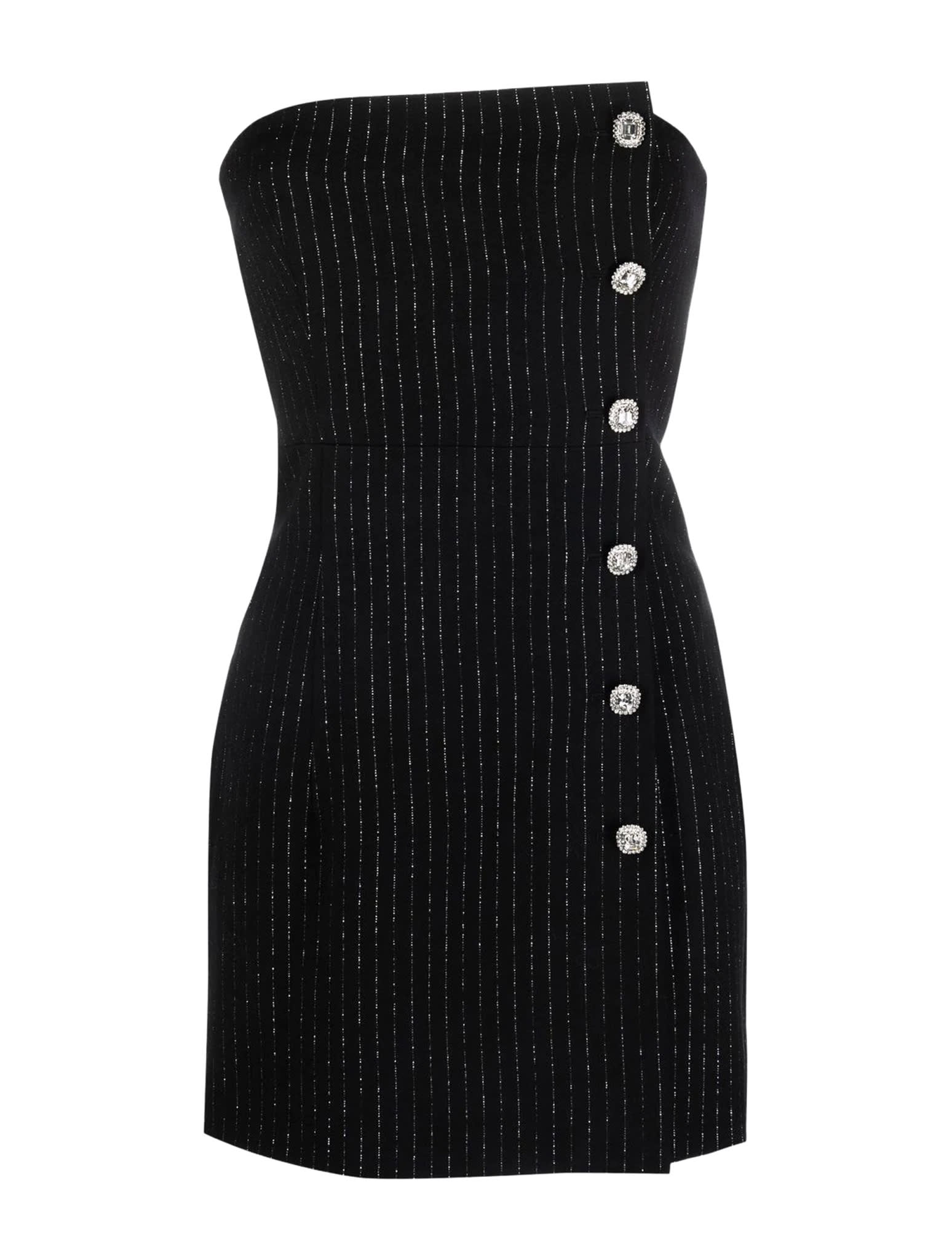 Alessandra Rich Wool Blend Dress