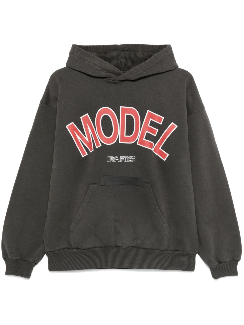 Philippe Model Paris logo印花连帽衫 - 灰色
