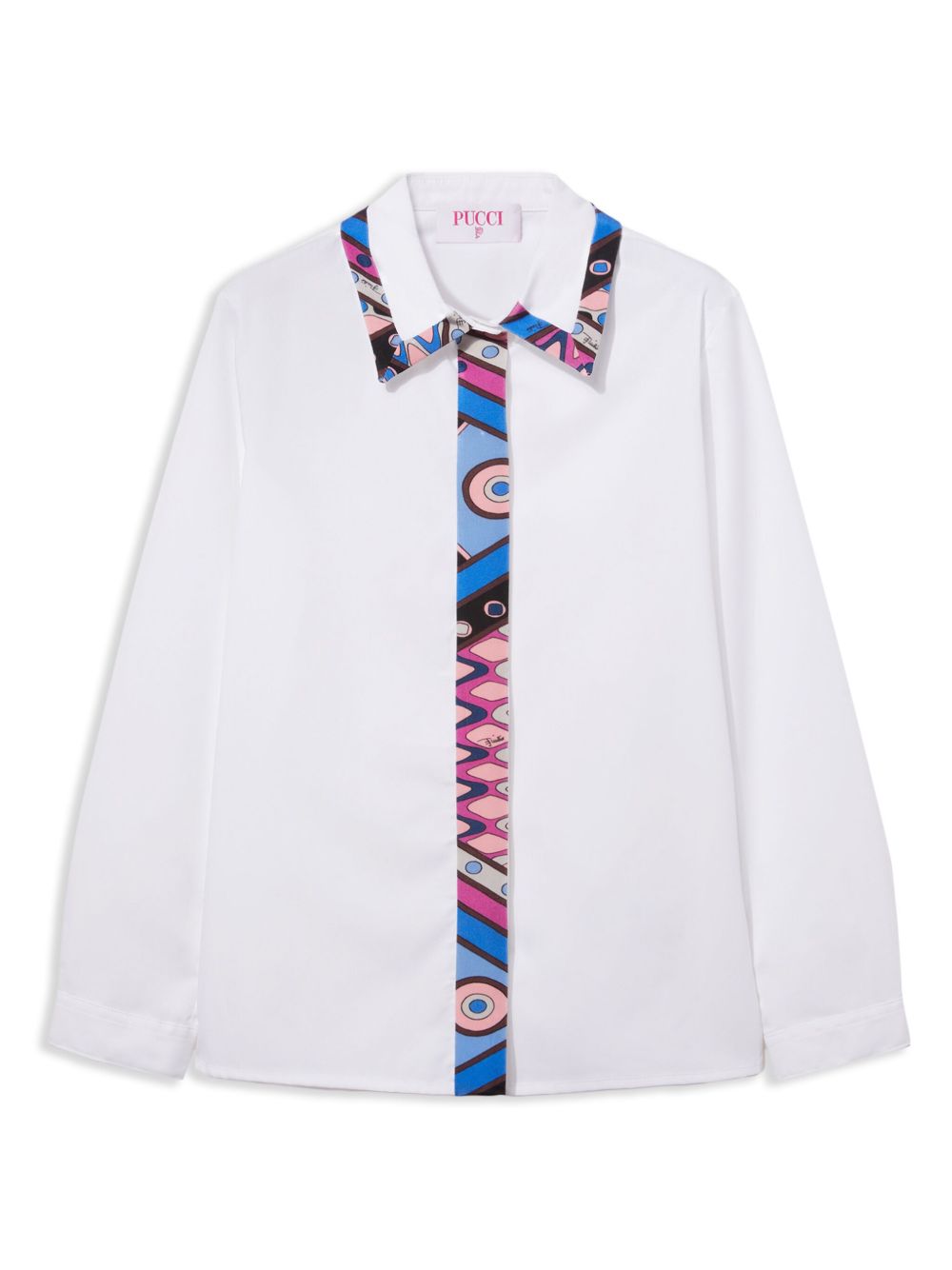PUCCI Junior Vivara 印花衬衫 - 白色